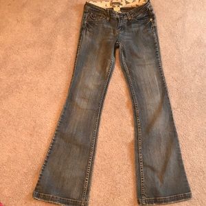 Dark wash bootcut jeans- size 3
